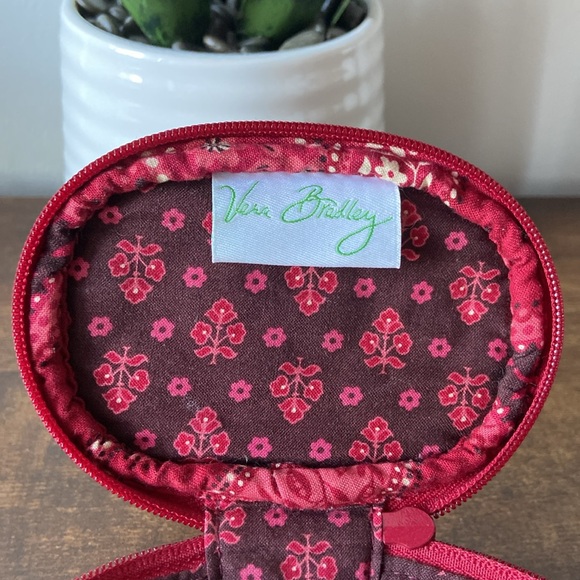 Preloved Vera Bradley Red Quilted Women's Bag - Picture 10 of 11